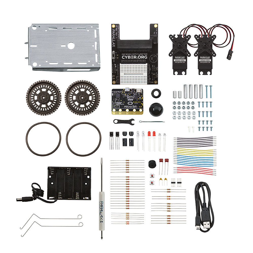 cyber:bot Robot Kit - with micro:bit image 1