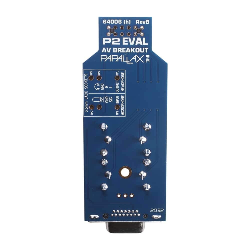 P2 Eval AV Breakout Add-on Board image 2