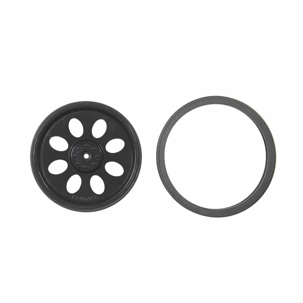 Robot Wheel and Molded Tire for Servos image 0
