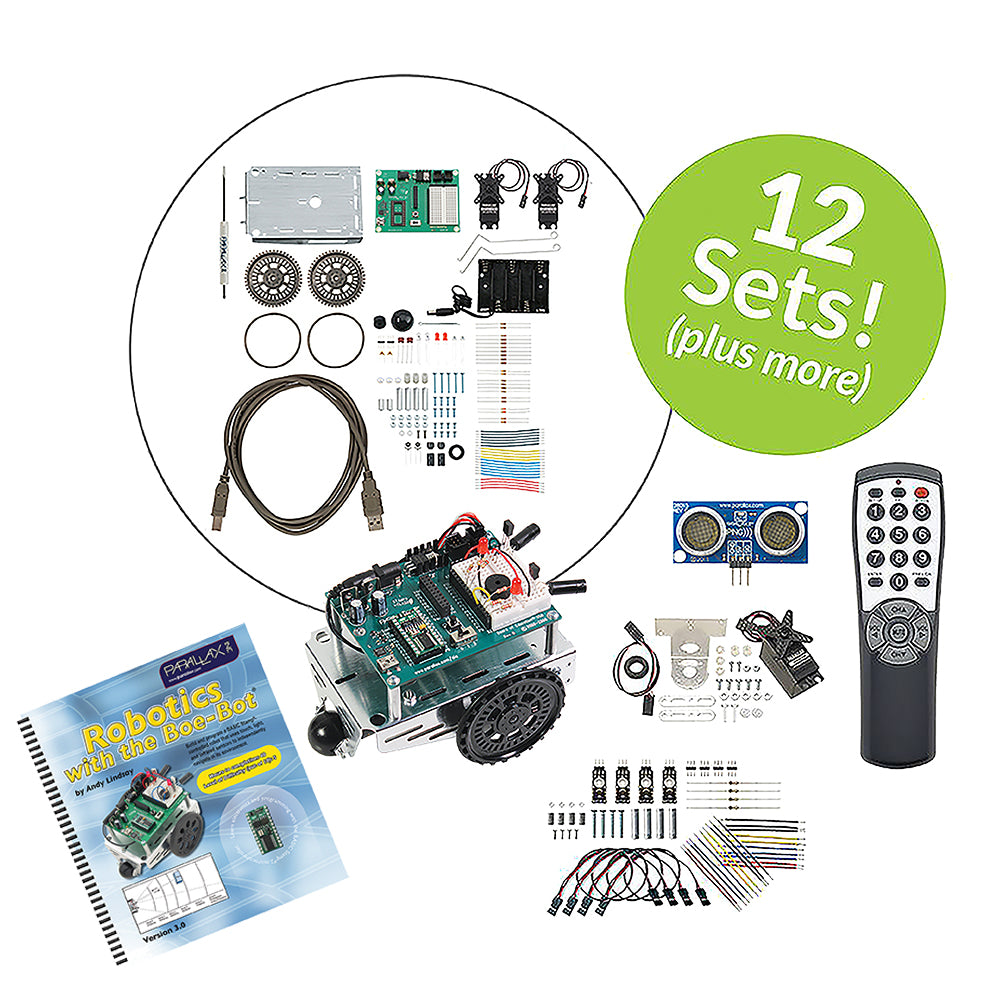 Boe-Bot Robot 12-pack Plus Kit image 1