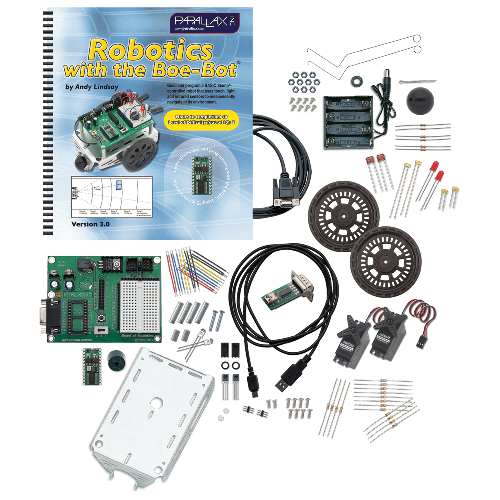Boe-Bot Robot Kit - USB + Serial image 1