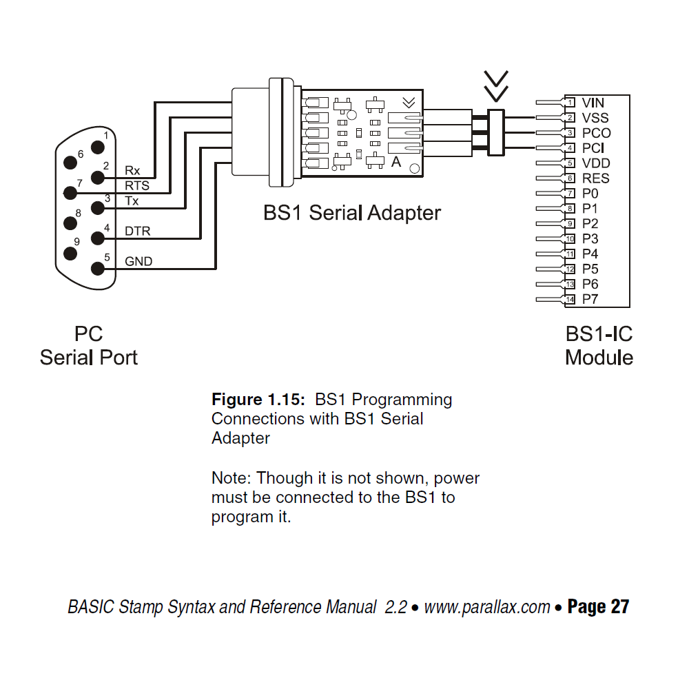 BASIC Stamp 1 Serial Adapter image 1